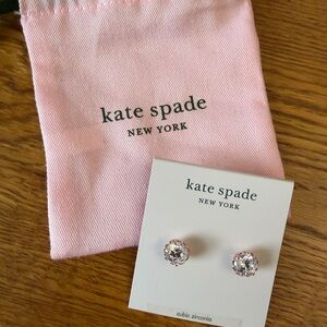 Kate Spade New York That Sparkle Crystal Cubic Zirconia Rose Gold Stud Earrings